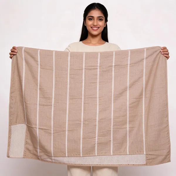 Cotton_Striped_Beige_Full_Size_Towel