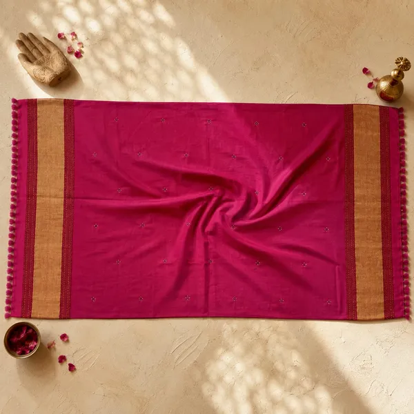 Rani_Pink_Kutchi_Jaripatta_Woollen_Shawl
