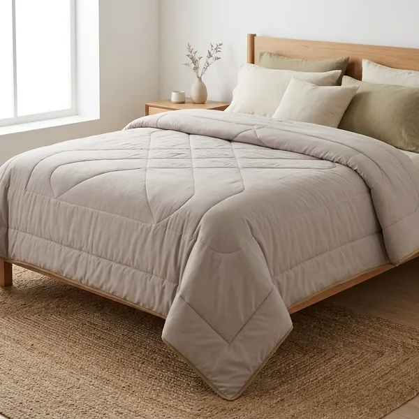 Cotton_Quilted_Geometric_Beige_Double_Bed_Comforter