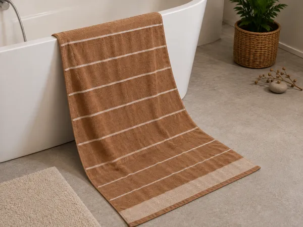 Cotton_Striped_Brown_Full_Size_Towel