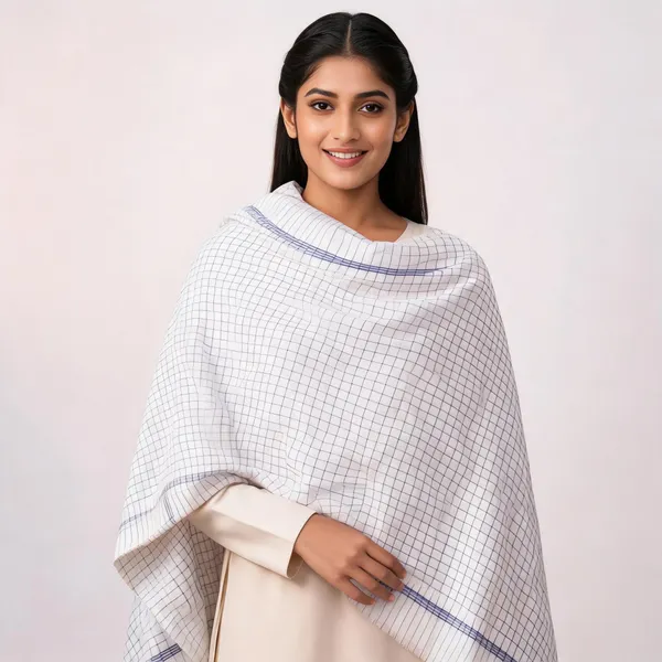 White_Cotton_Border_Shawl_For_Women