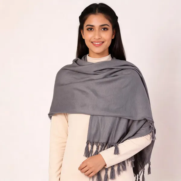 Grey_Cotton_Solid_Fringed_Shawl_For_Women