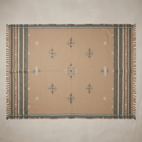 Brown_Woolen_Embroidered_Tassel_Shawl_For_Women