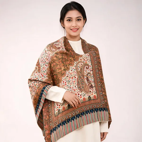 Multicolor_Cotton_Paisley_Print_Shawl_And_Stole