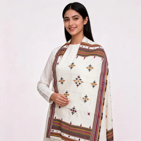 White_Woolen_Geometric_Embroidered_Shawl_For_Women