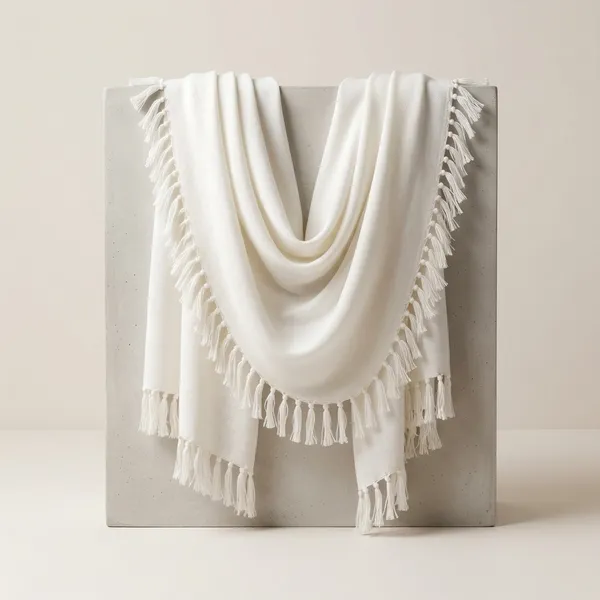 White_Cotton_Plain_Fringed_Shawl_For_Women