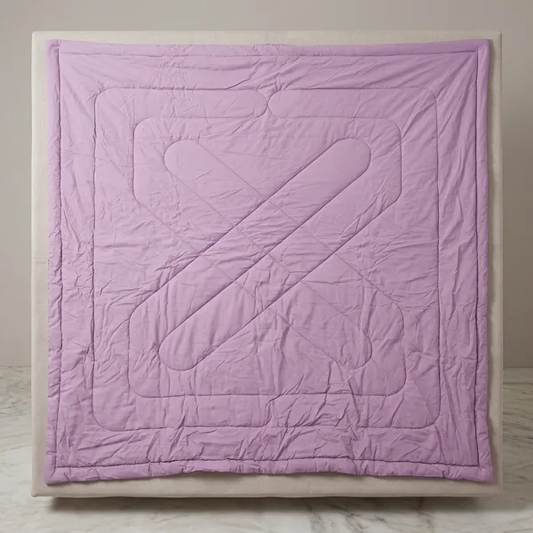Cotton_Plain_Solid_Lavender_Double_Bed_Comforter