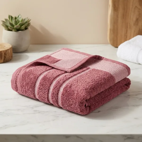 Cotton_Striped_Pink_Full_Size_Towel