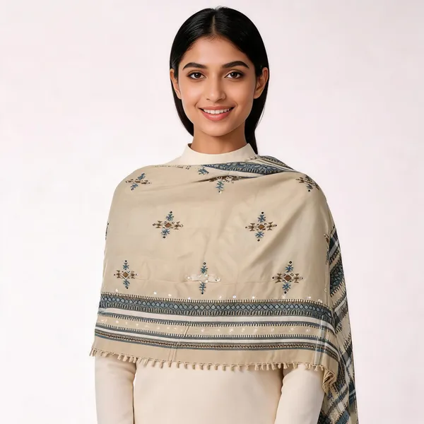 Beige_Woolen_Geometric_Embroidered_Shawl_For_Women