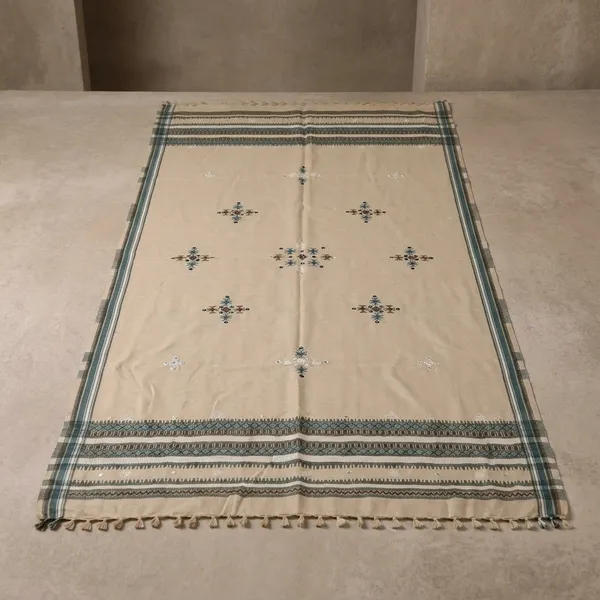 Beige_Woolen_Geometric_Embroidered_Shawl_For_Women