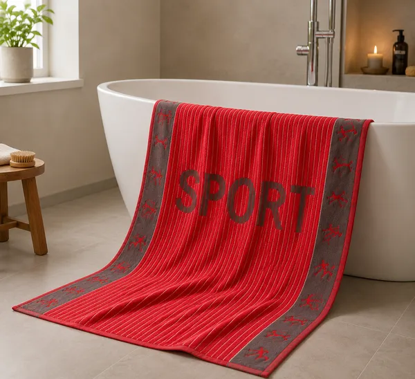 Red_Lining_Cotton_Sport_Towel
