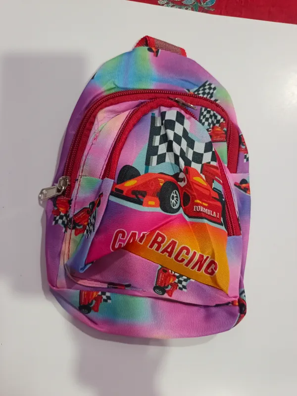 Multicolor_Racing_Car_Print_Kids_Backpack