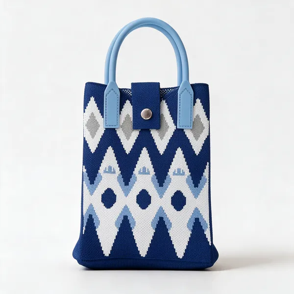 Blue_White_Woven_Fabric_Geometric_Tote_Bag_For_Women_-_Pack_Of_1