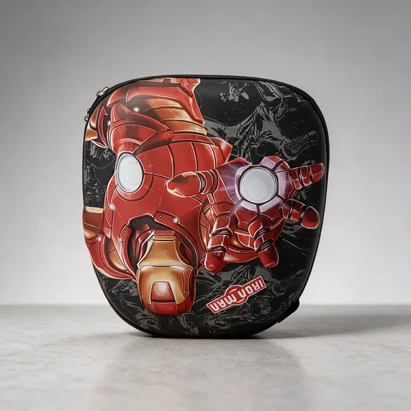 Red_Polyester_Iron_Man_Print_Zippered_Storage_Pouch_For_Kids_-_Pack_Of_1