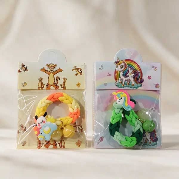 Multicolor_Thread_Braided_Cartoon_Charm_Bracelets_For_Girls__-_Pack_Of_4