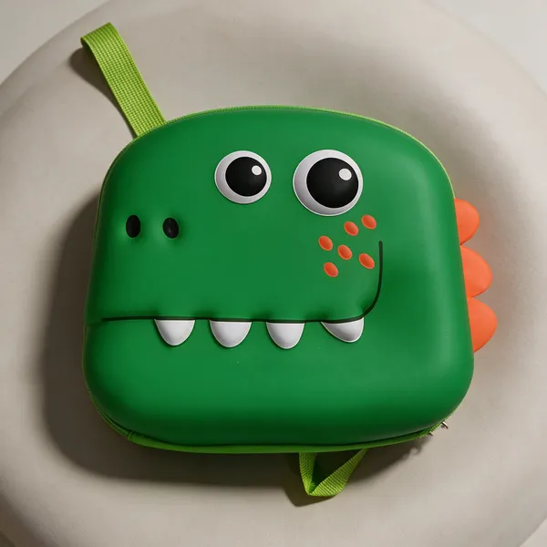 Green_Polyester_Monster_Character_Backpack_For_Kids_-_Pack_Of_1