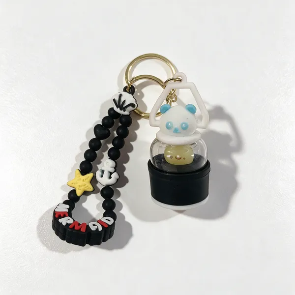 Black_Metal_Beaded_Character_Charm_Keychain_For_Girls__-_Pack_Of_2