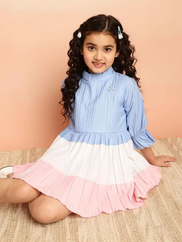 Multicolor_Party_Printed_Casual_Top_For_Girls