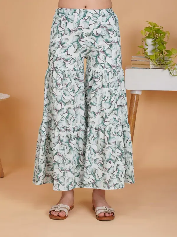 Multicolor_Floral_Smocked_Crop_Top_And_Wide_Leg_Palazzo_Pants_Co-Ord_Set_For_Girls