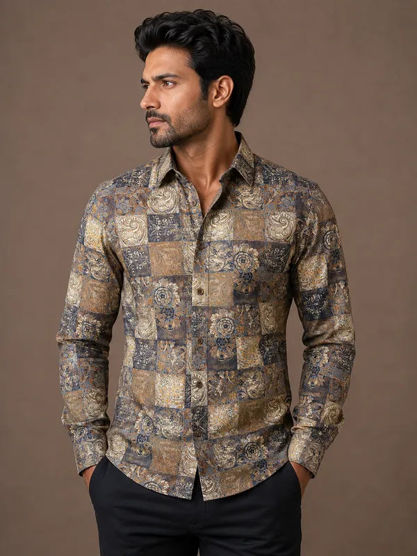 Multicolor_Printed_Regular_Fit_Shirt_For_Men