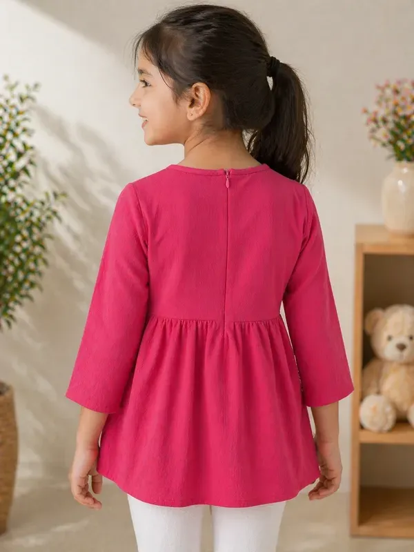 Blossom_Charm_Embroidered_Peach_Kurti_Top_For_Girls