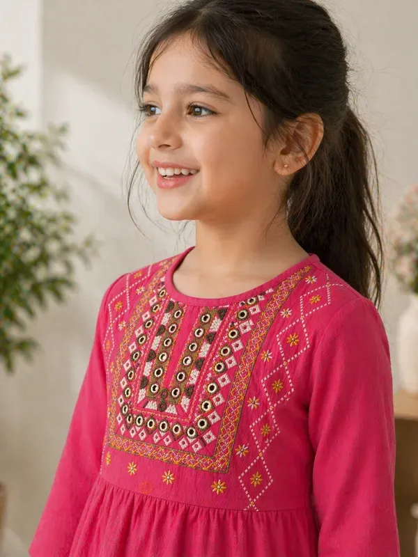 Blossom_Charm_Embroidered_Peach_Kurti_Top_For_Girls