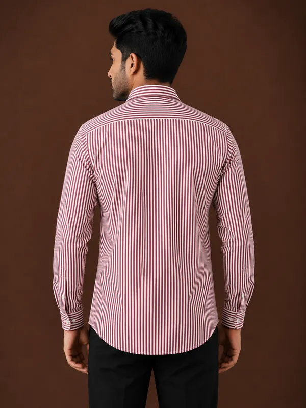 Maroon_Striped_Regular_Fit_Shirt_for_Men