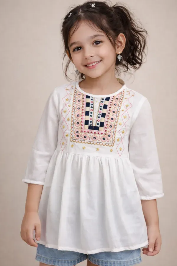 Little_Bloom_Embroidered_White_Kurti_Top_For_Girls