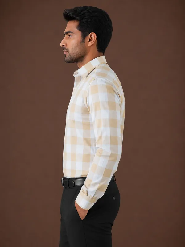 Beige_Checkered_Slim_Fit_Shirt_for_Men