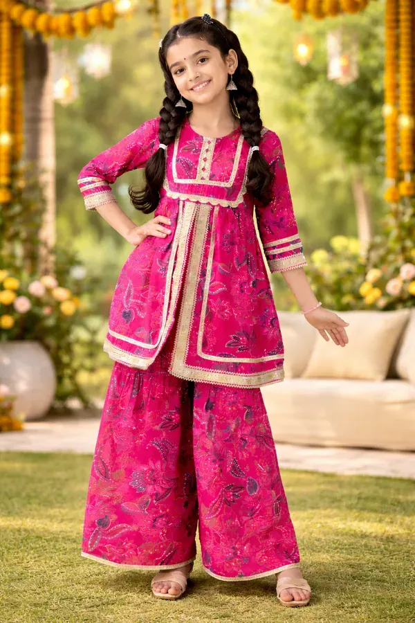 Girls_Pink_Printed_Kurta_Sharara_Set_Festive_Ethnic_Kids_Party_Wear_Outfit