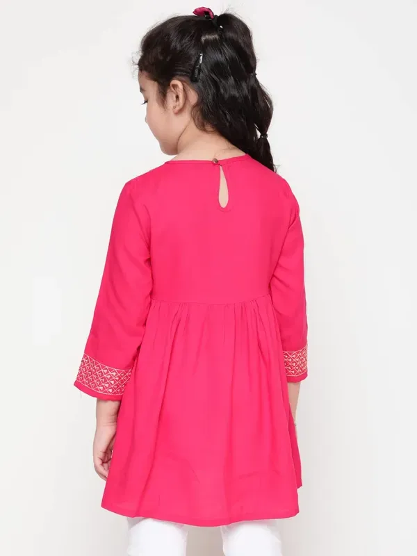 Rani_Embroidered_Regular_Fit_Tie_Up_Neck_Casual_Top_For_Girls