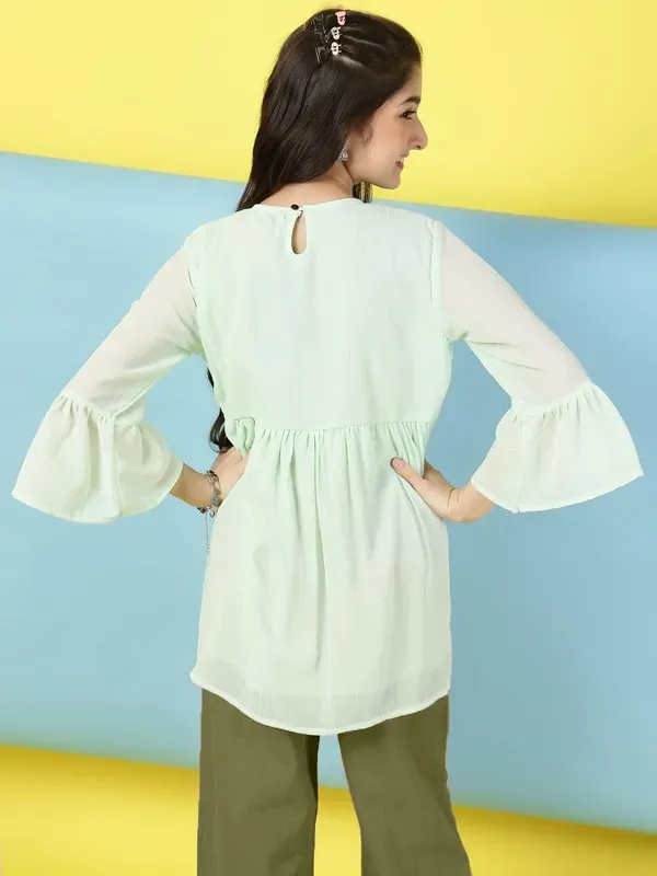Pista_Bell_Sleeves_Embroidered_Regular_Fit_Round_Neck_Casual_Top_For_Girls
