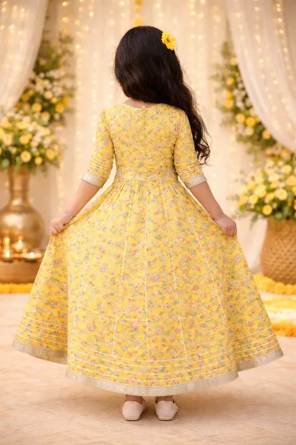 Girls_Yellow_Floral_Lehenga_Choli_Set_Festive_Ethnic_Kids_Party_Wear_Outfit