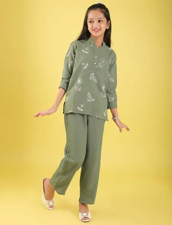 Green_Traditional_Super_Soft_Viscose_Modal_Pure_Cotton_Kurta_And_Pant_Set
