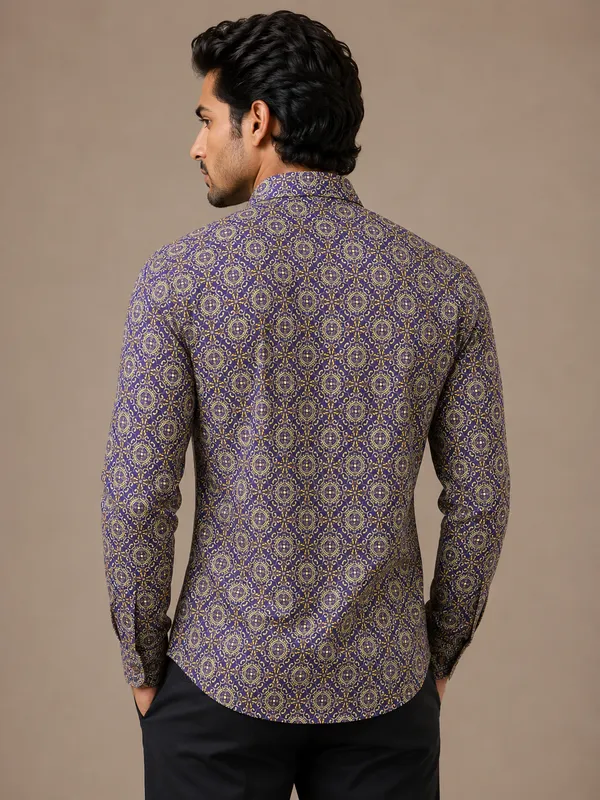 Purple_Geometric_Print_Full_Sleeve_Shirt_for_Men