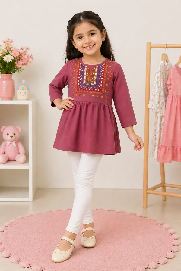 Little_Bloom_Embroidered_Onion_Pink_Kurti_Top_For_Girls