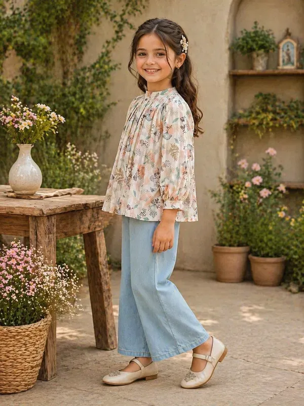 Whisper_Bloom_Printed_Girls_Top_Full_Sleeve_Floral_Casual_Wear_Top_For_Girls