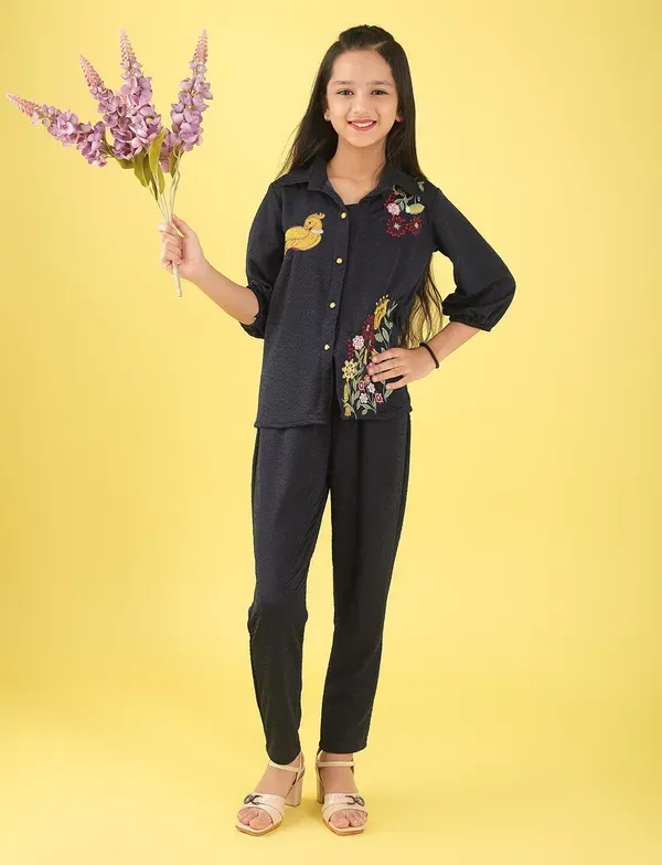 Black_Premium_Viscose_Modal_Pure_Cotton_Fabric_Co-Ord_Set_For_Girls