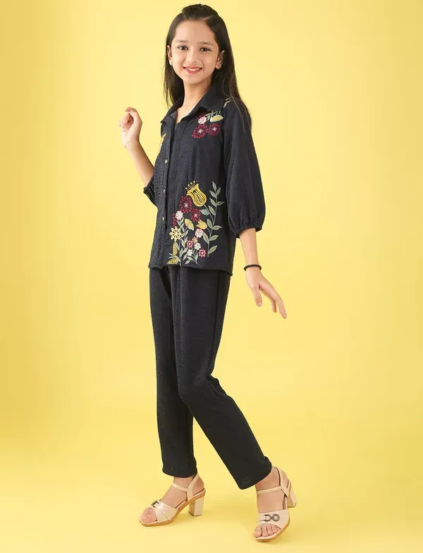 Black_Premium_Viscose_Modal_Pure_Cotton_Fabric_Co-Ord_Set_For_Girls