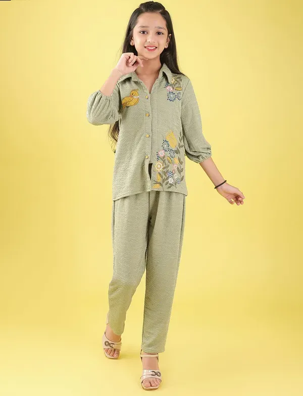 Green_Premium_Co-Ord_Set_For_Girls