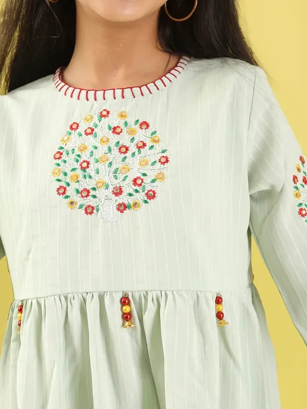 Pista_Floral_Embroidered_Polyester_Top_With_For_Girls