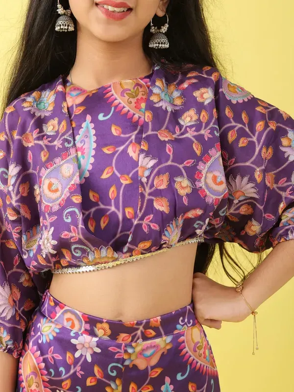 Purple_Silk_Paisley_Print_With_Placement_Embroidery_Co-Ord_Set_For_Girls