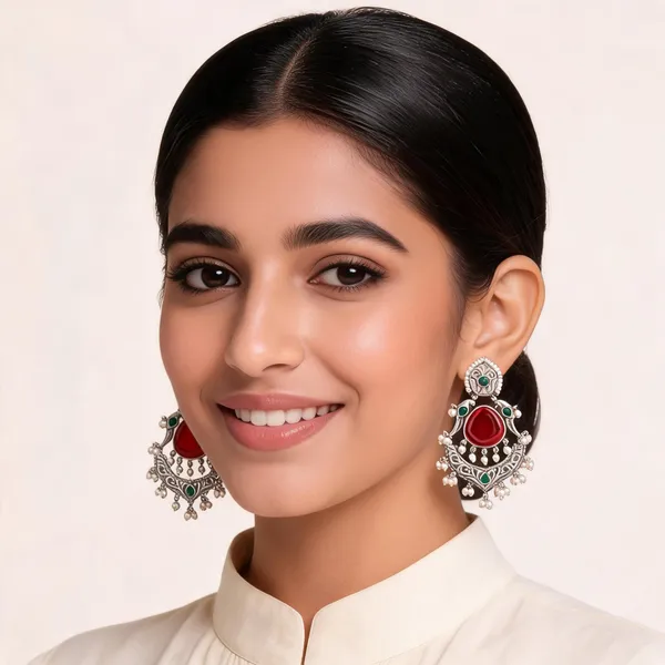 Silver_Tone_Chandbali_Earrings_For_Women