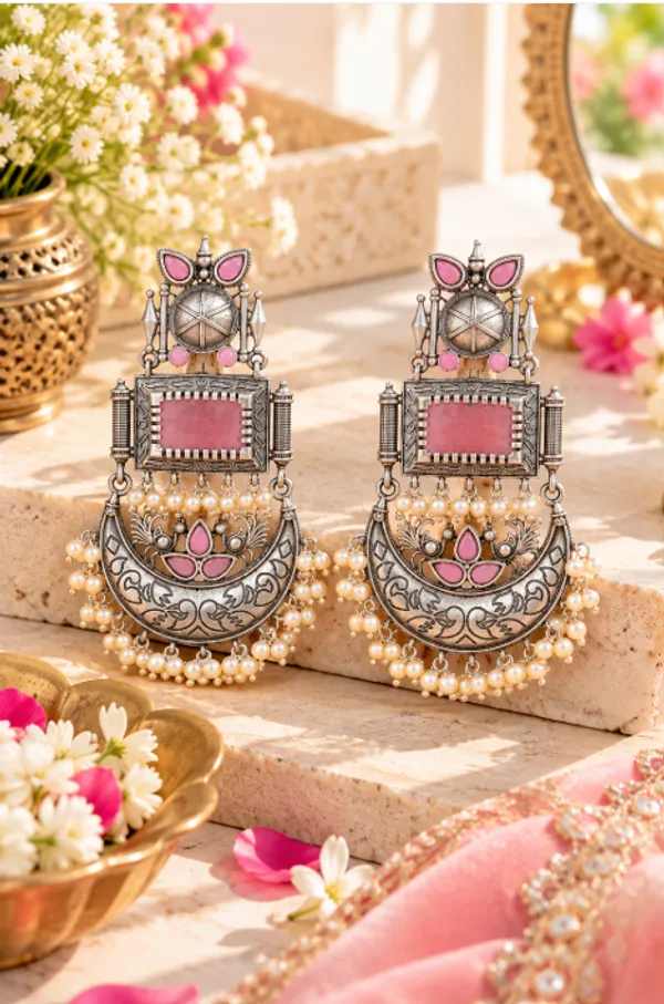 Peacock_Dangler_Earrings_–_Silver_Look_Alike
