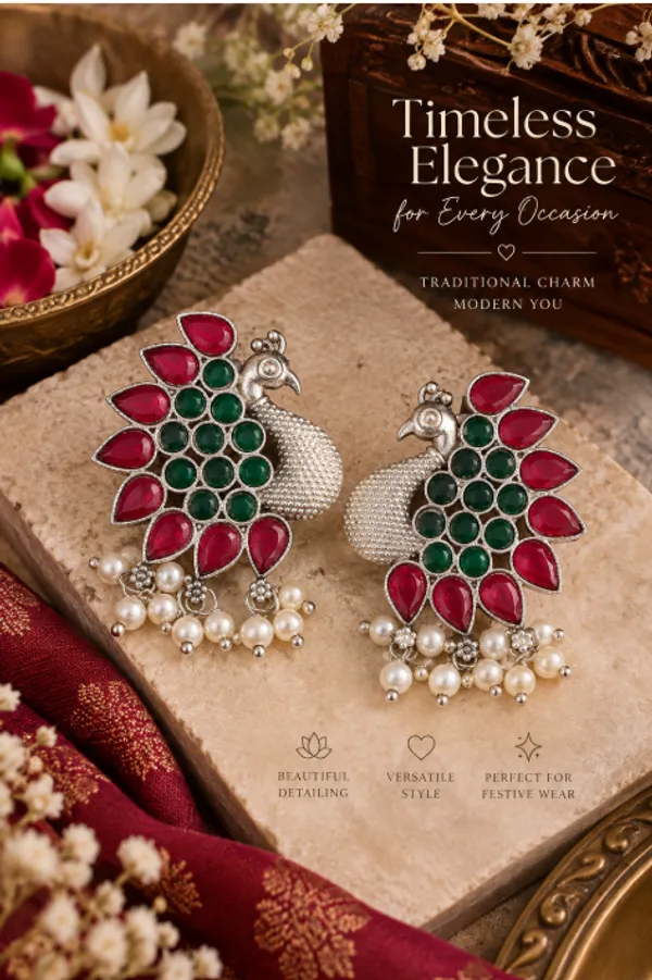 Peacock_Elegance_Earrings_Combo_–_2_Pairs