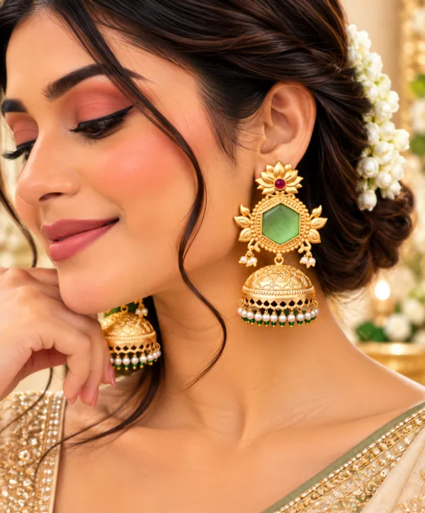 Premium_Gold-Plated_Monalisa_Stone_Jhumki_Earrings