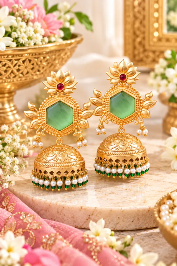 Premium_Gold-Plated_Monalisa_Stone_Jhumki_Earrings