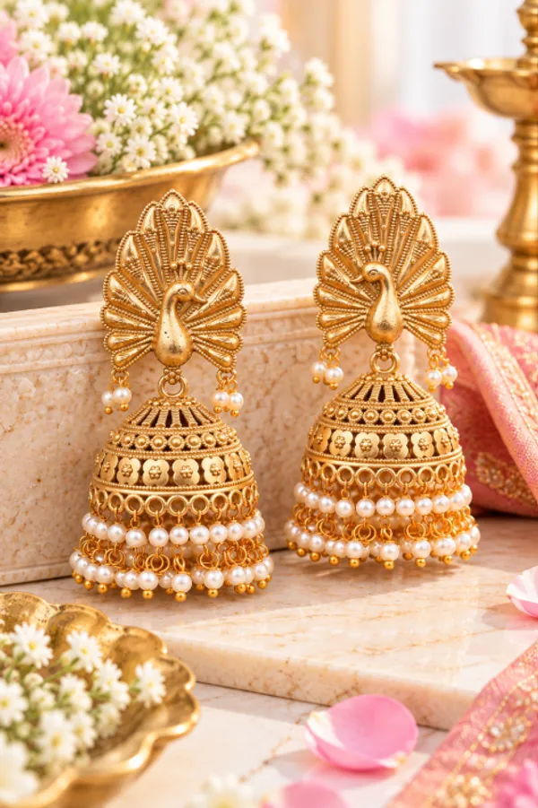 Premium_Gold-Plated_Peacock_Jhumki_Earrings