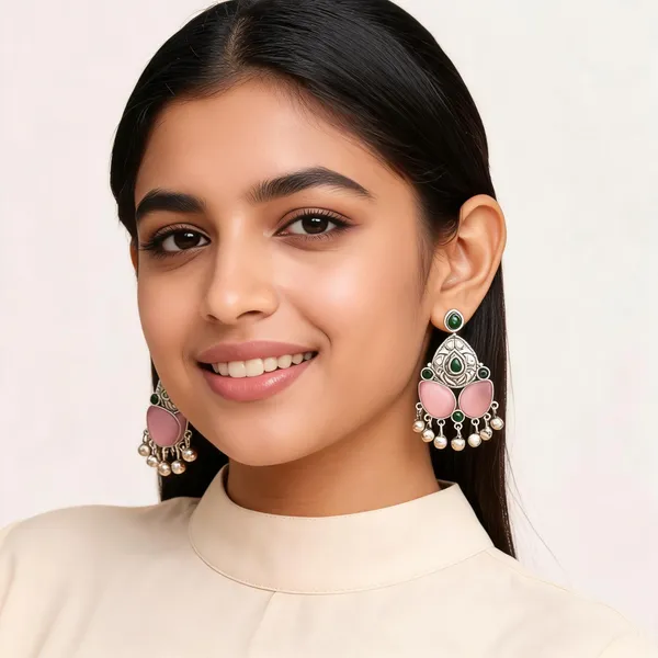 Silver_Oxidised_Statement_Drop_Earrings_For_Women