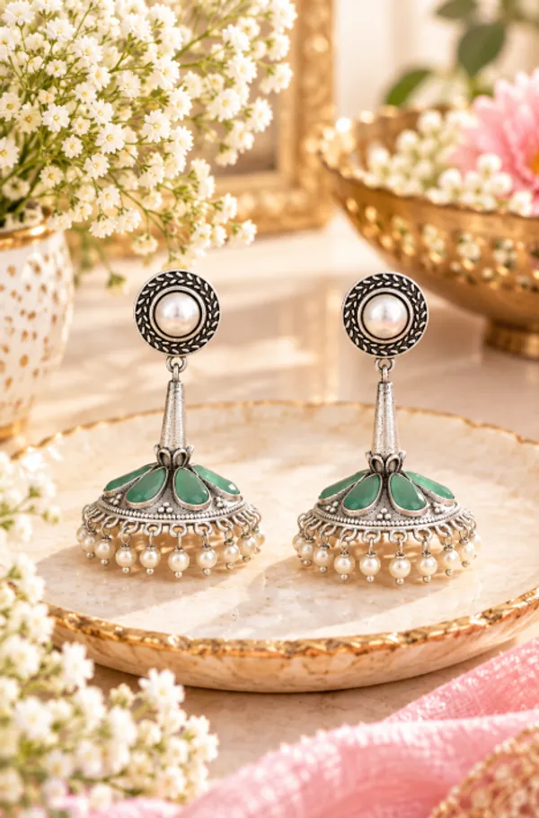 Silver_Look-Alike_Jhumka_Earrings